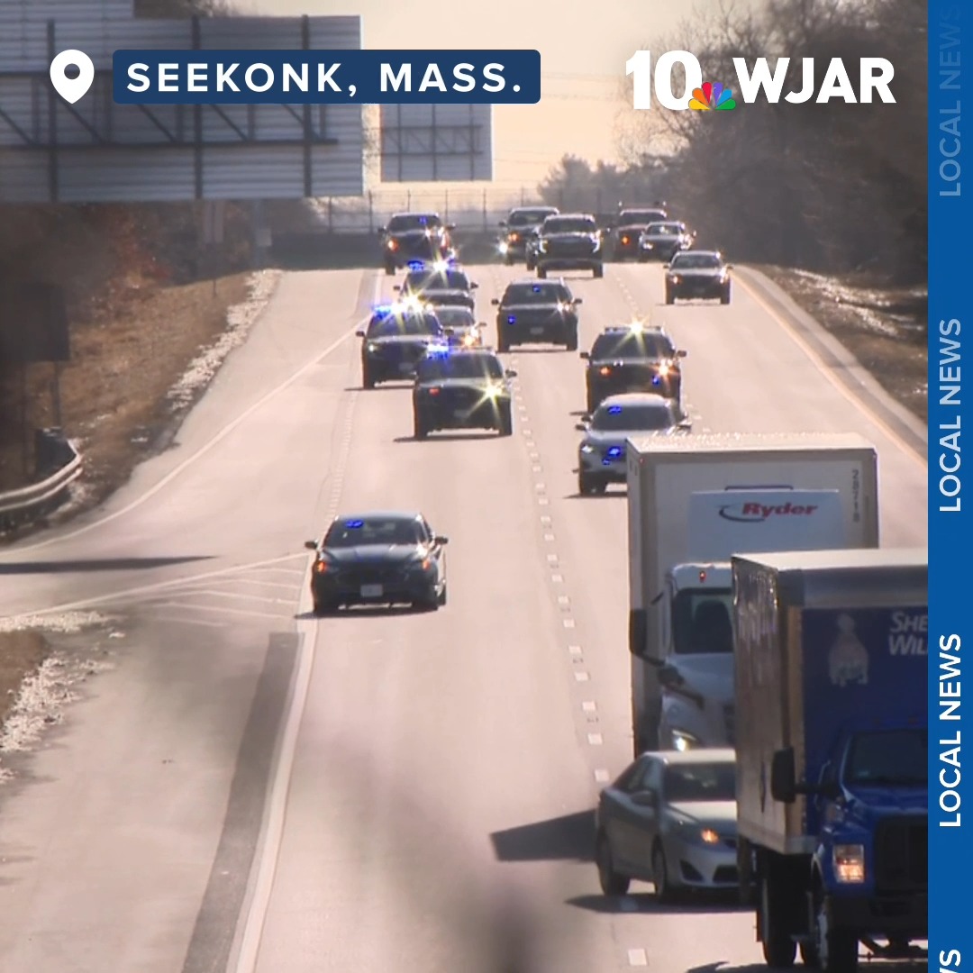 A wild police chase is caught on camera in Massachusetts.