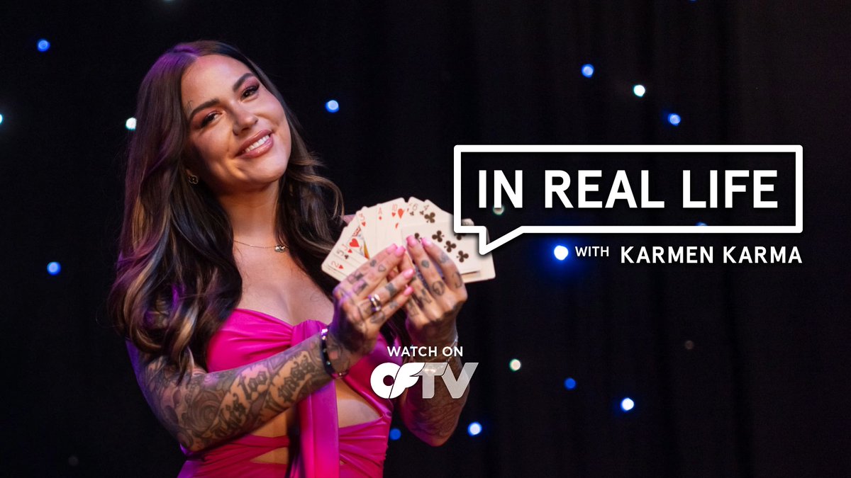 Do you believe in magic? You will after watching KARMEN KARMA on an all-new #InRealLife! 📺 Tune in now: