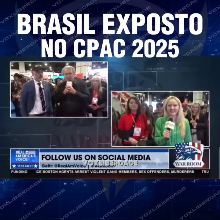 🚨BRASIL EXPOSTO NOS CPAC POR ALLAN DOS SANTOS E STEVE BANNON.