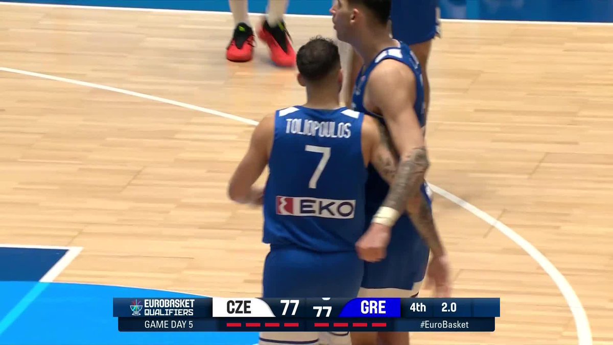 HIS NAME IS TOLIOPOULOS. VASILIS TOLIOPOULOS. 🇬🇷 #EUROBASKET X #MAKEYOURMARK