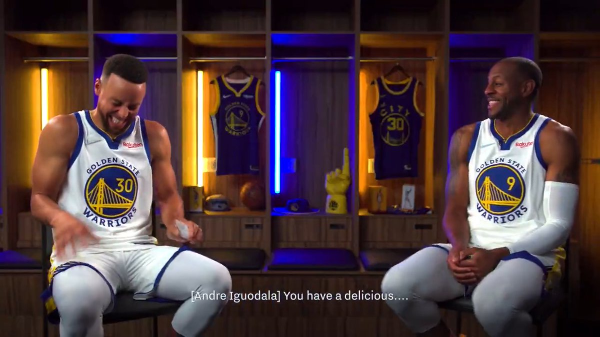 Andre's jersey is being retired for his on-court play, but his jokes were pretty good too 😂