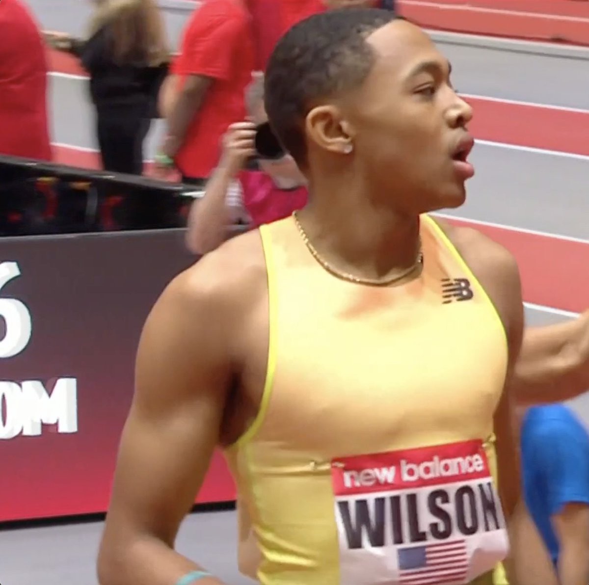 Quincy Wilson ran a 45.66 HS national record the last time he ran a 400m. #USATFIndoors up next 📺Sunday on NBC &amp; Peacock