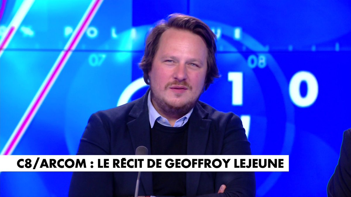 «On s'en fout de mettre au chômage 400 potes d'Hanouna» : après Jules Torres, c'est au tour de Geoffroy Lejeune de témoigner des propos rapportés par certains membres de l'Arcom. «Ces gens font la pluie et le beau temps dans les médias», a-t-il ajouté.