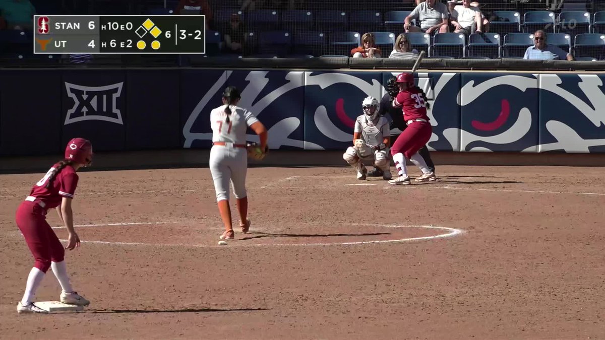 DOWN GOES NO. 1 👀 #NCAASoftball x 🎥 FloCollege | Softball / Stanford Softball