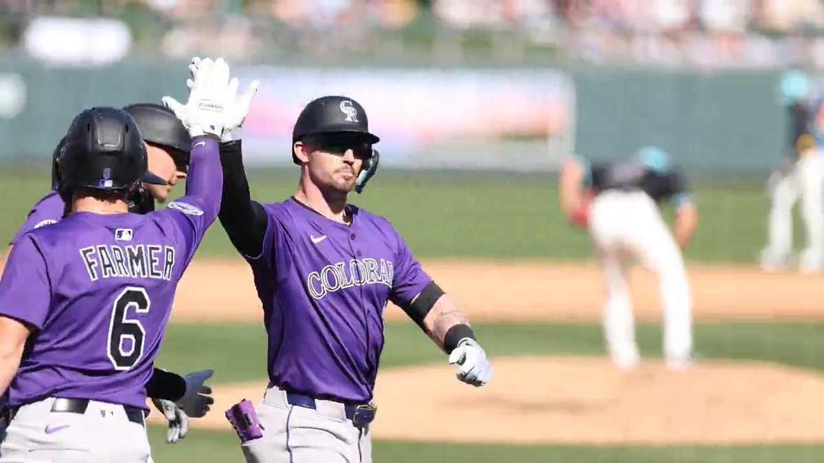 Start your Spring with a slam! Brenton Doyle puts four runs on the board for the Colorado Rockies.