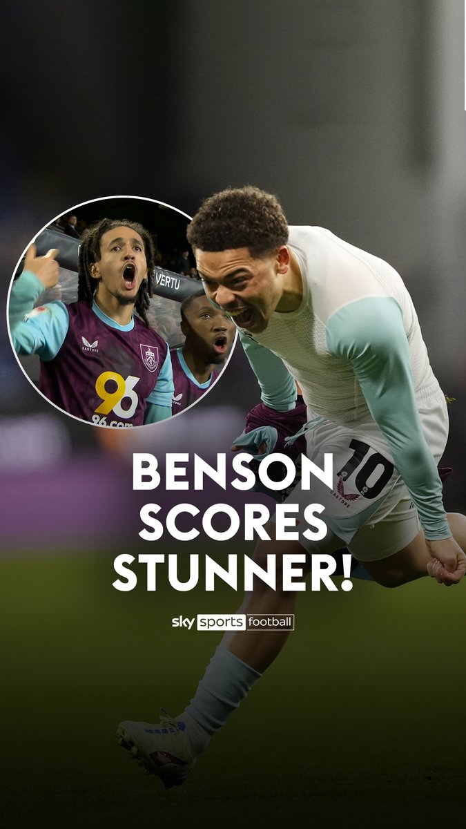 Come for Manuel Benson's wondergoal, stay for those reactions from the Burnley bench ๐ฅ๐