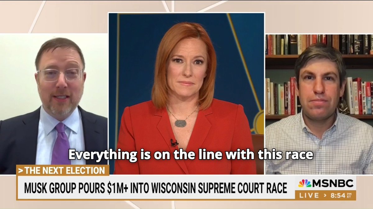 🚨 Elon Musk is trying to buy the deciding vote on the Wisconsin state Supreme Court. Musk wants to prevent any check on himself and Trump. And it's our job to stop him. Watch Chair @BenWikler lay it all out now. Then, join the fight at