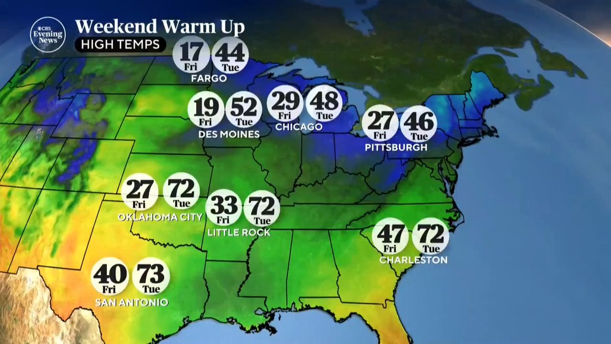 After shivering through this week's deep freeze, warmer temperatures are on the horizon this weekend. Meteorologist Albert Ramon is tracking the forecast.