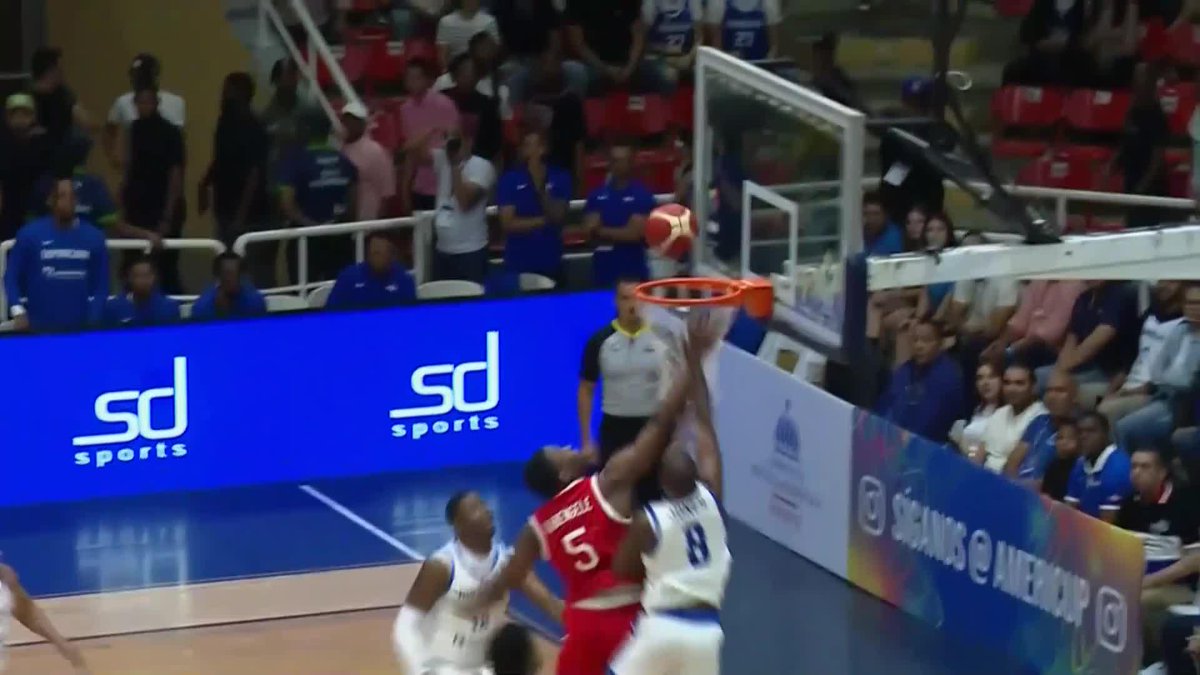 🇩🇴 David Jones wasting no time! 🔥 First bucket in the #AmeriCup Qualifiers! 📺 Stream live Courtside 1891 Federación Dominicana De Baloncesto Selección de Baloncesto de la República Dominicana