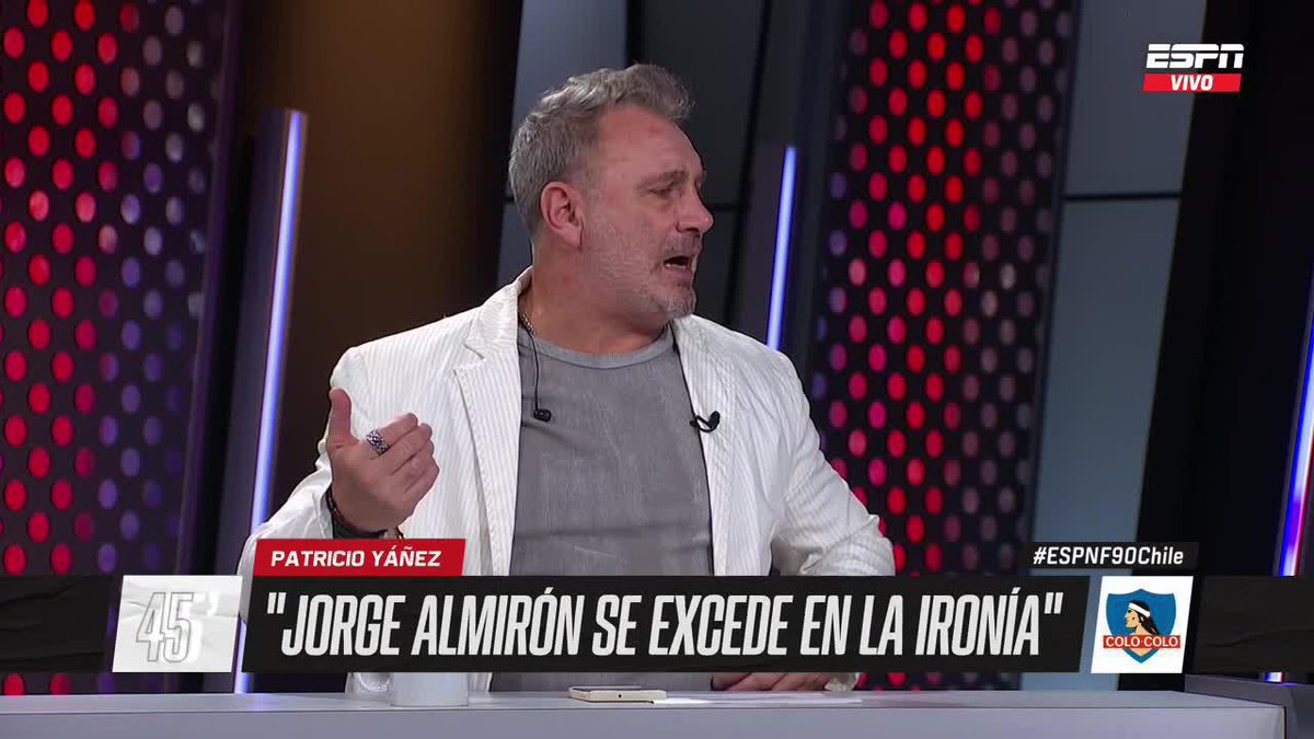El ídolo de la institución Marcelo Pablo Barticciotto le pegó con todo a Jorge Almirón por sus declaraciones en el podcast de Colo-Colo refiriéndose al abogado de la U - "Vos como técnico tenés que ser muy respetuoso y NO tenés que ser soberbio"