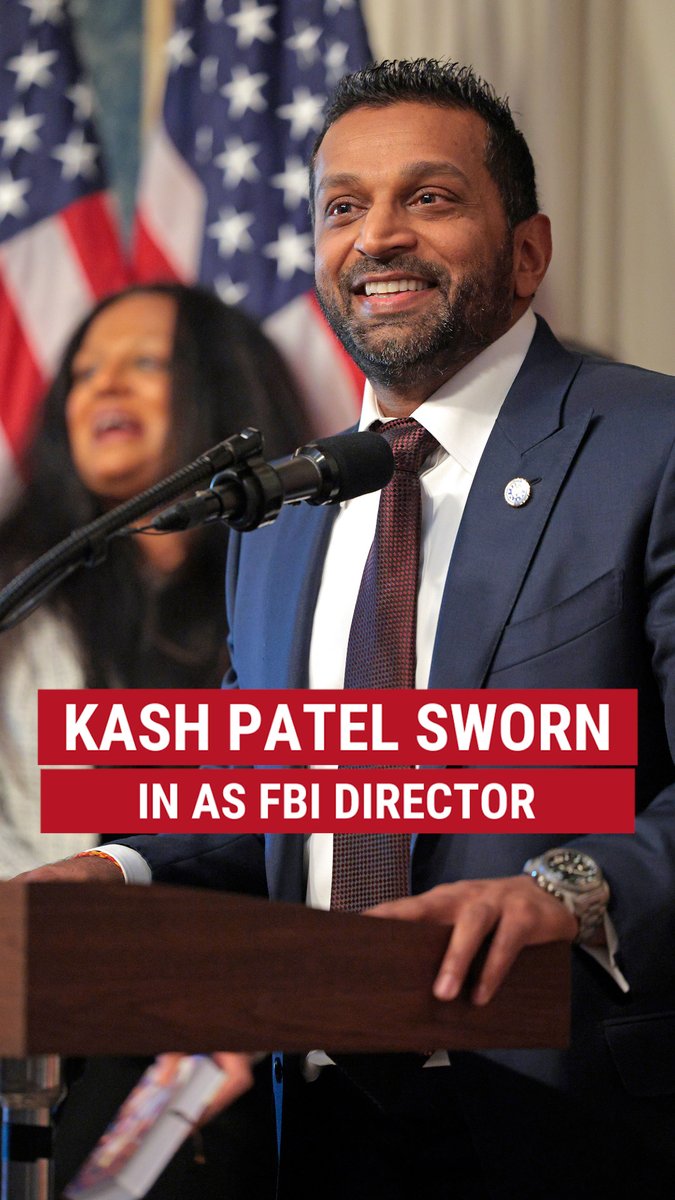‘WE WILL FIND YOU’: Kash Patel vowed to hold criminals accountable and defend Americans in his first remarks as FBI director.