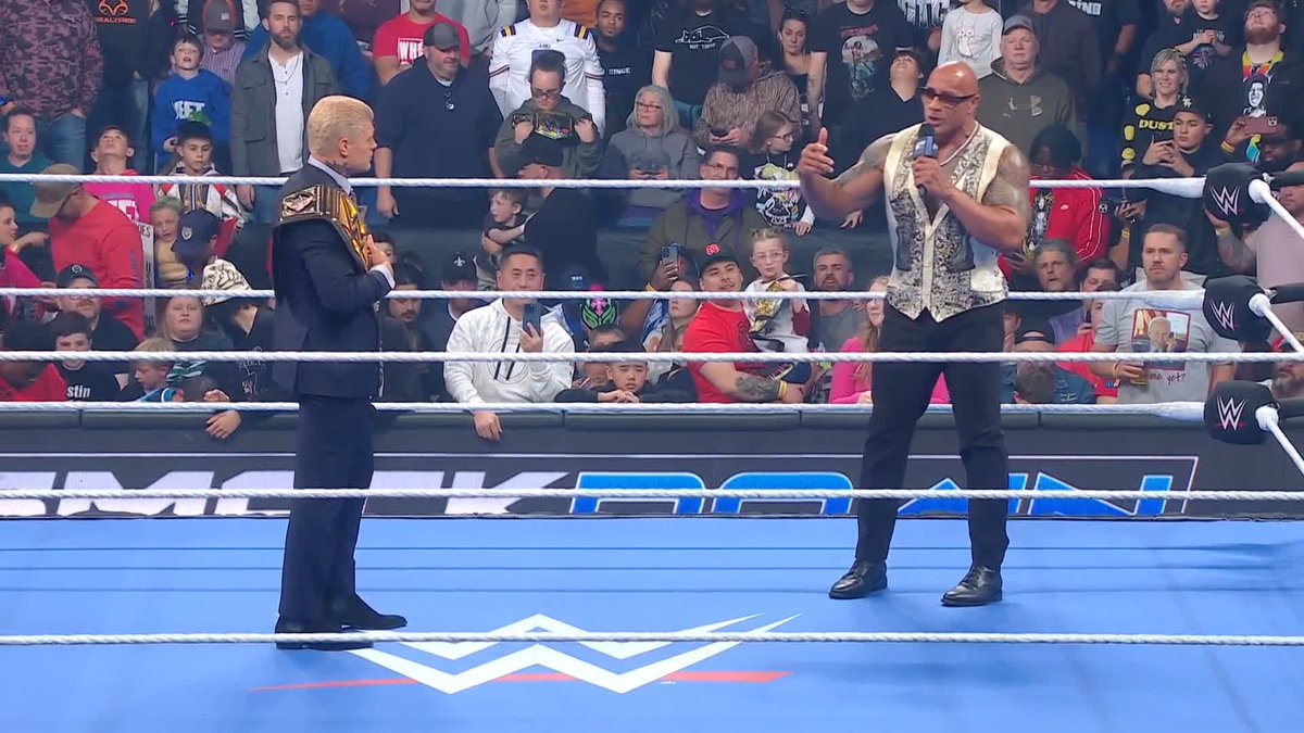 "We've actually become good friends!" Things have certainly changed since last year's #WrestleMania... 👀 #SmackDown