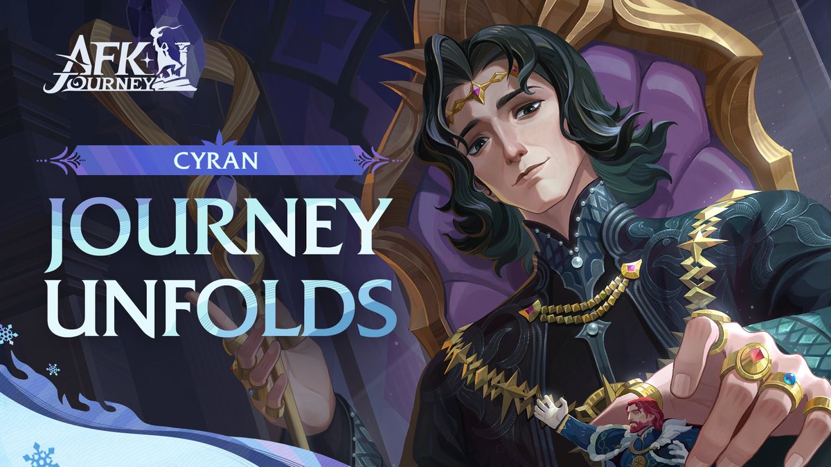 Cyran, Umbral Weaver, is about to arrive in Esperia. A prestigious court mage, he is also an ambitious schemer with a hidden agenda. Explore his skills and check out the latest updates now! 🔮 #AFKJourney #Cyran
