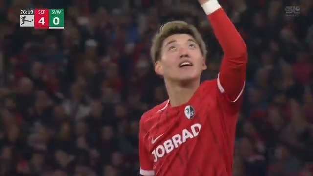 2ゴールの活躍でチームをUCL出場圏へと引き上げた堂安律🇯🇵🔥🔥🔥