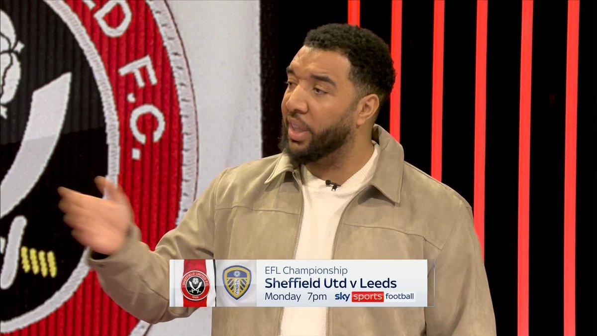 "Let's just have it off" 😂 Troy Deeney believes the winner of Sheffield United vs Leeds on Monday will go on to win the league 🏆