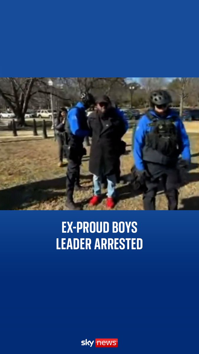 Former Proud Boys leader Enrique Tarrio, recently granted clemency by Donald Trump, is arrested near the US Capitol after a woman accuses him of assault.