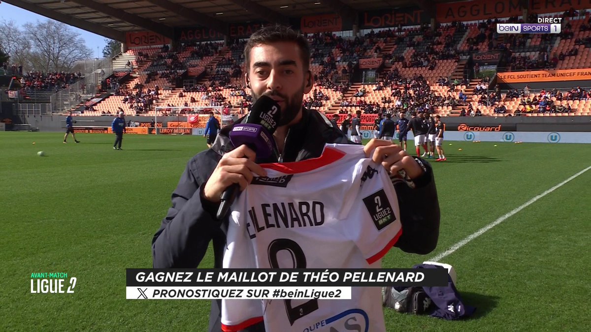 [🎁CONCOURS] ⚽️#beINLIGUE2 🔮 Donnez votre pronostic pour #FCLLAVAL via #beINLIGUE2 👕 Le maillot de Théo Pellenard est à gagner ! (Stade Lavallois) 👉 Follow beIN SPORTS pour jouer