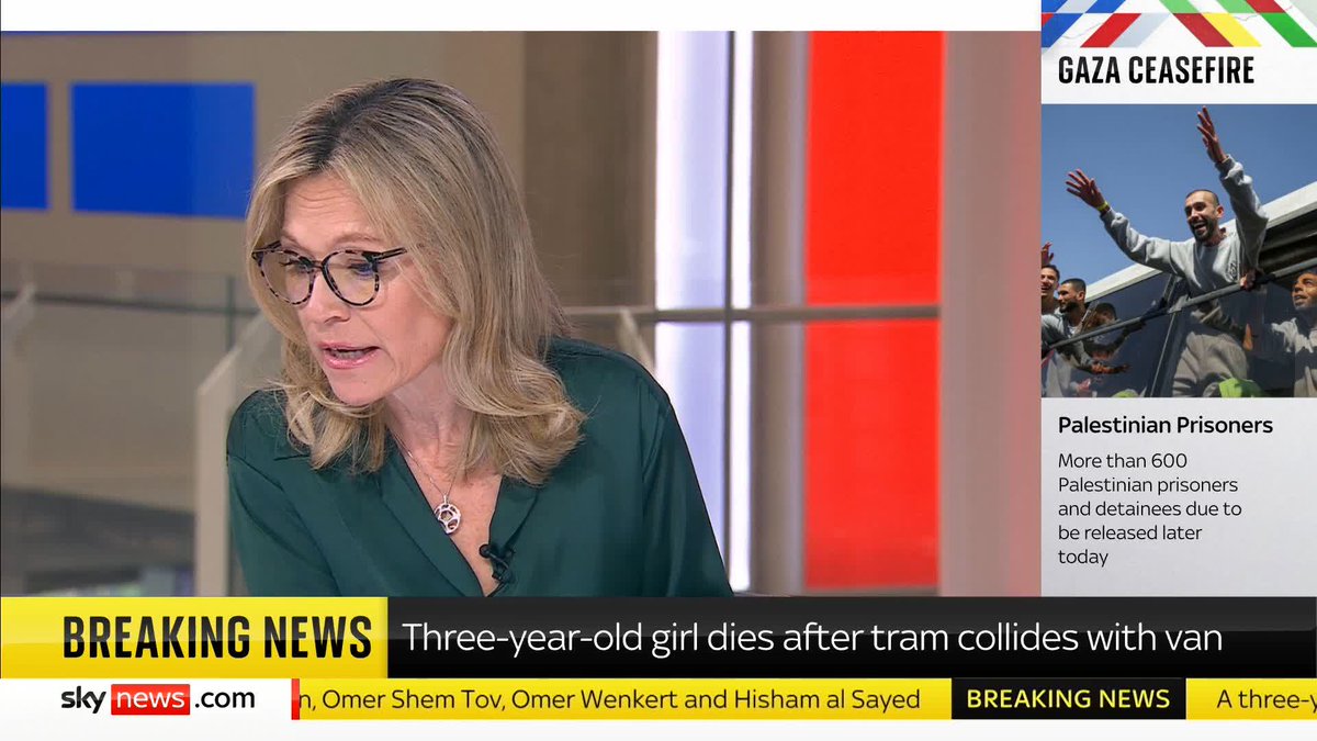 BREAKING: A three-year-old girl has died after a collision between a tram and a van in Manchester city centre. 🔗 📺 Sky 501, Virgin 602, Freeview 233 and YouTube