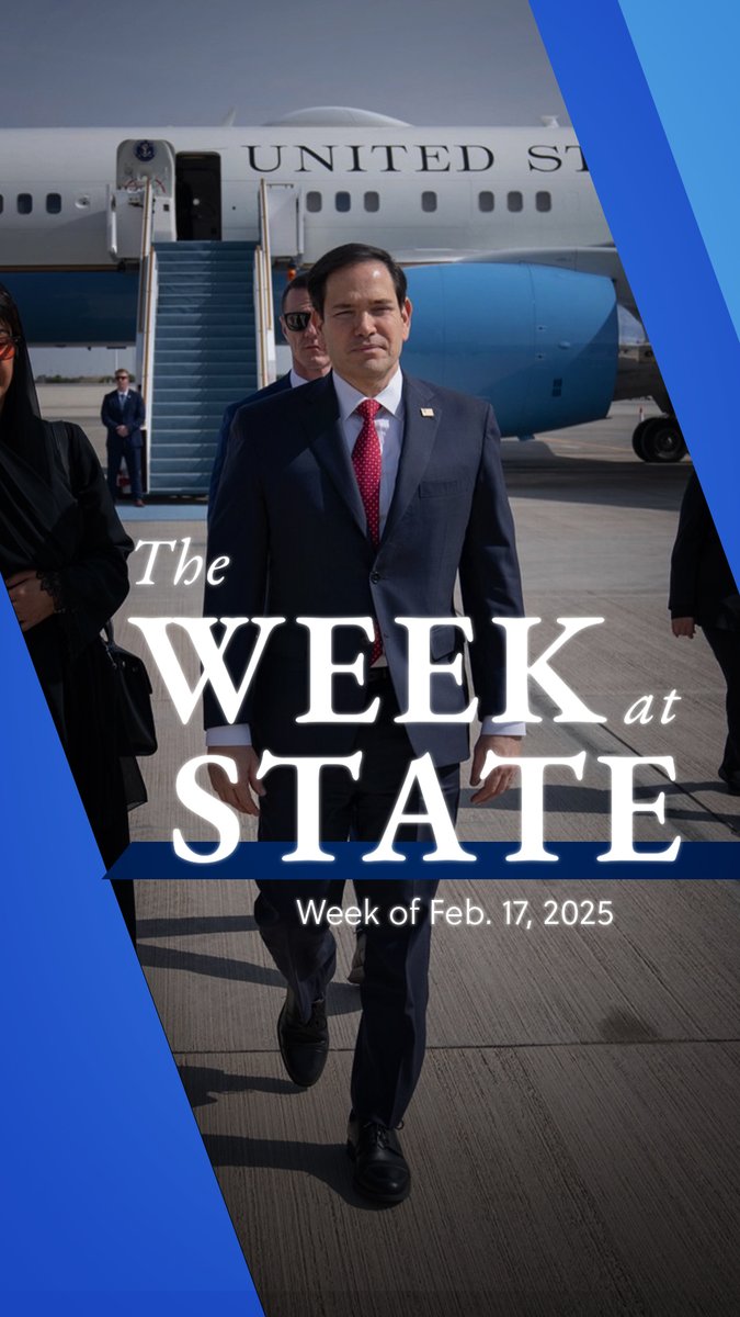 In the week at State, we recap Secretary Marco Rubio’s latest trip that took him to Germany, Israel, Saudi Arabia, and the United Arab Emirates.