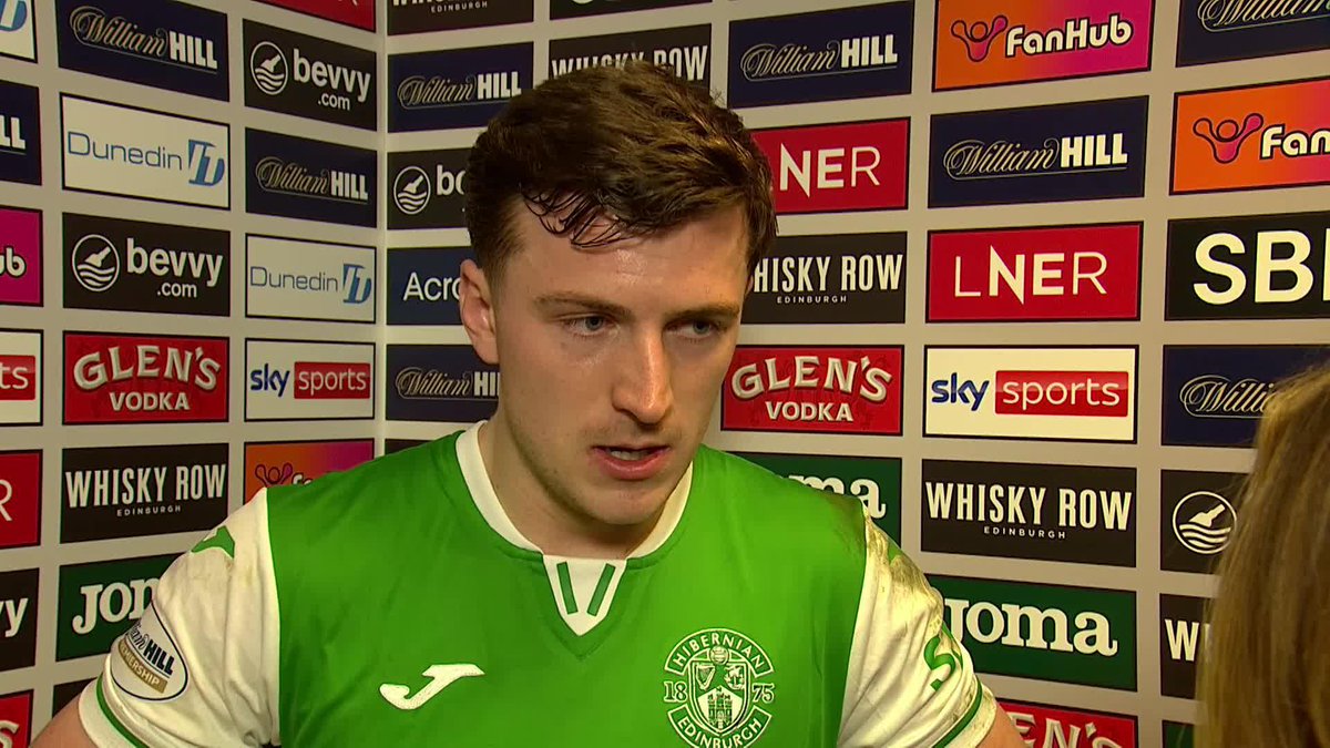 "That was a complete performance from everyone out there... it was amazing." 🗣️ Hibernian Football Club's two-goal hero Josh Campbell speaks after helping his side to a 2-1 victory against Celtic 🥬 #HIBCEL