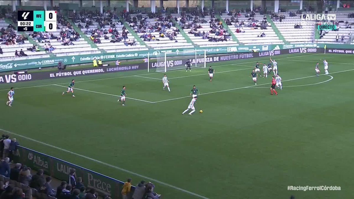 No son Oliver Atom y Tom Baker, son Jacobo González y Ander Yoldi 🤩 El tiro combinado, al más puro estilo 'Supercampeones', del Córdoba CF para llevarse los tres puntos en A Malata... ¡EN EL DESCUENTO! 💚🤍 #LALIGAHYPERMOTION