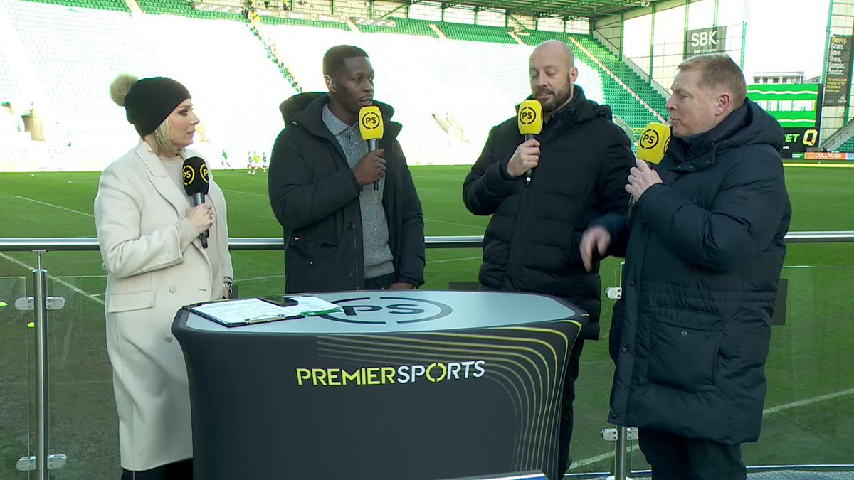 "If I was Brendan [Rodgers], I'd be raging... I'm still not convinced that the whole of the ball has gone over the line." 🗣️ Neil Lennon, Marvin Bartley, Alan Hutton and Emma Dodds discuss Celtic's controversially disallowed goal today #HIBCEL