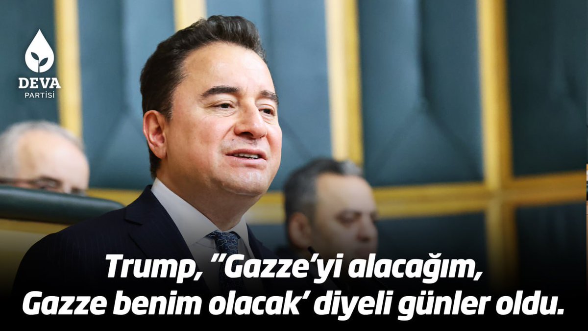 Trump, "Gazze'yi alacağım, Gazze benim olacak' diyeli günler oldu. Sayın Erdoğan, Trump'a karşı tek bir kelime sarf edebilmiş değil.