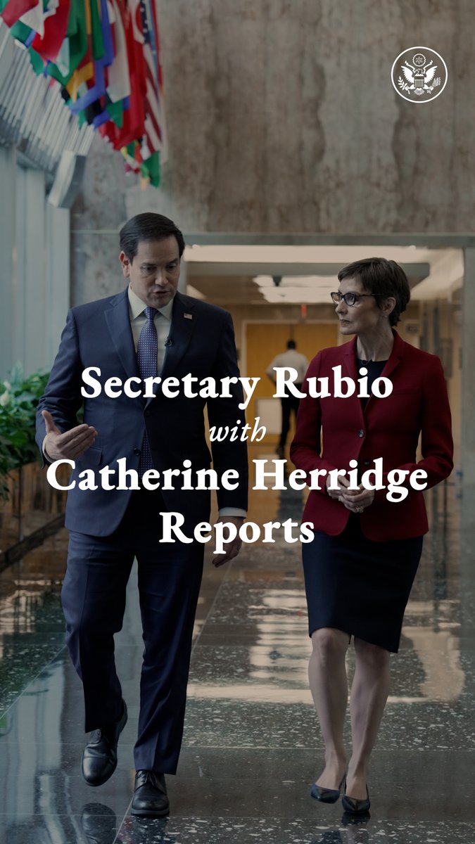 The Department will engage independent journalists, while we continue outreach to traditional media outlets. That's why Secretary Marco Rubio appeared on "Catherine Herridge Reports." In case you missed it, check out the Secretary's conversation with Catherine Herridge: