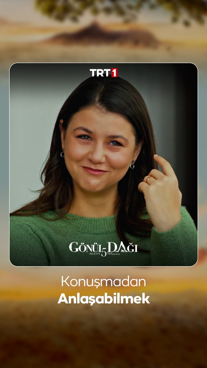 Birbirini seven iki kalp, konuşmadan da anlaşabilir. #SelTan ❤️ #GönülDağı yeni bölümüyle şimdi TRT 1’de başlıyor! 📺 Gönül Dağı