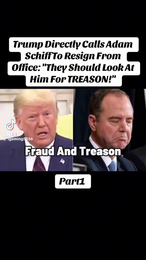 Can you begin to imagine how scared Lying Adam Schiff must be? I'm lovin' EVERY minute of it! 😂 You reap what you sow, Adam!