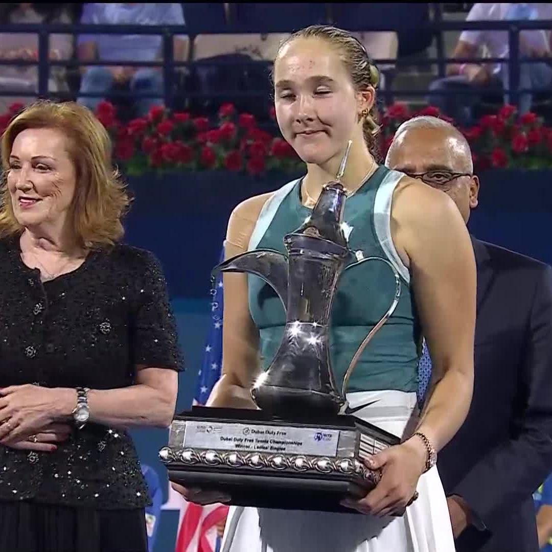 What a moment for Mirra 🥹 #DDFTennis