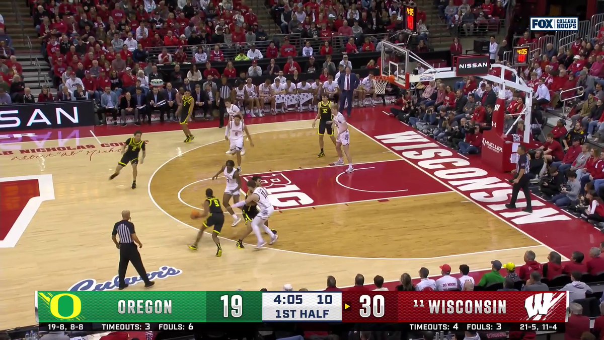 TONJE STEAL AND SLAM 🔥 ‼️ John Tonje x Wisconsin Basketball