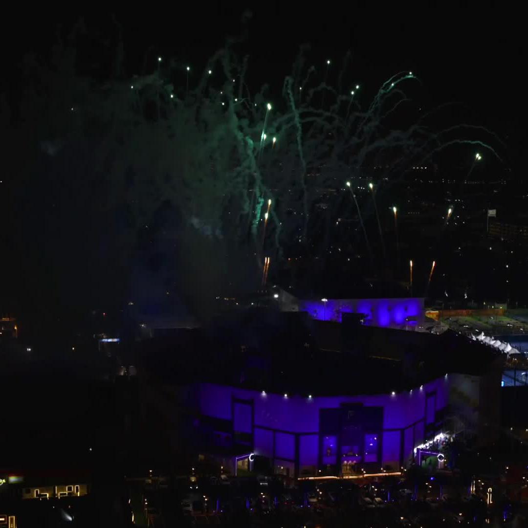 Trophy ceremony done right 🎆 #QatarExxonMobilOpen