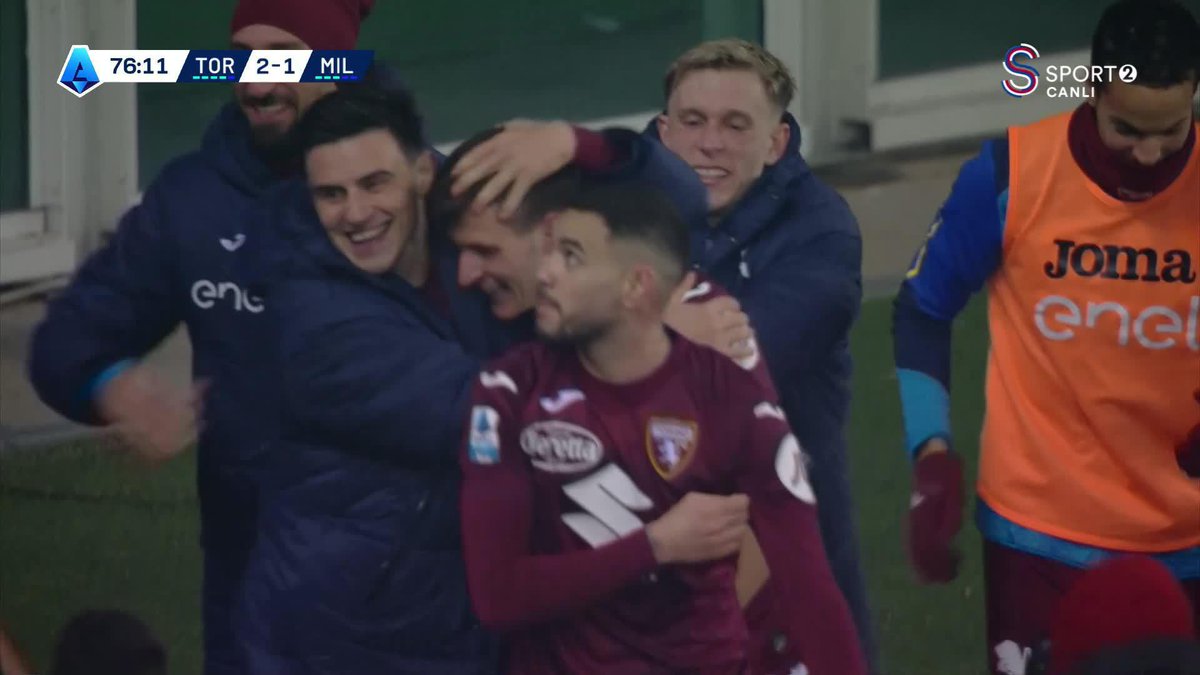 Torino'dan, Milan golüne cevap gecikmedi! 🔥🔥 #SerieA