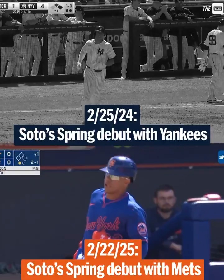 Juan Soto just loves making a good first impression in #SpringTraining 👀