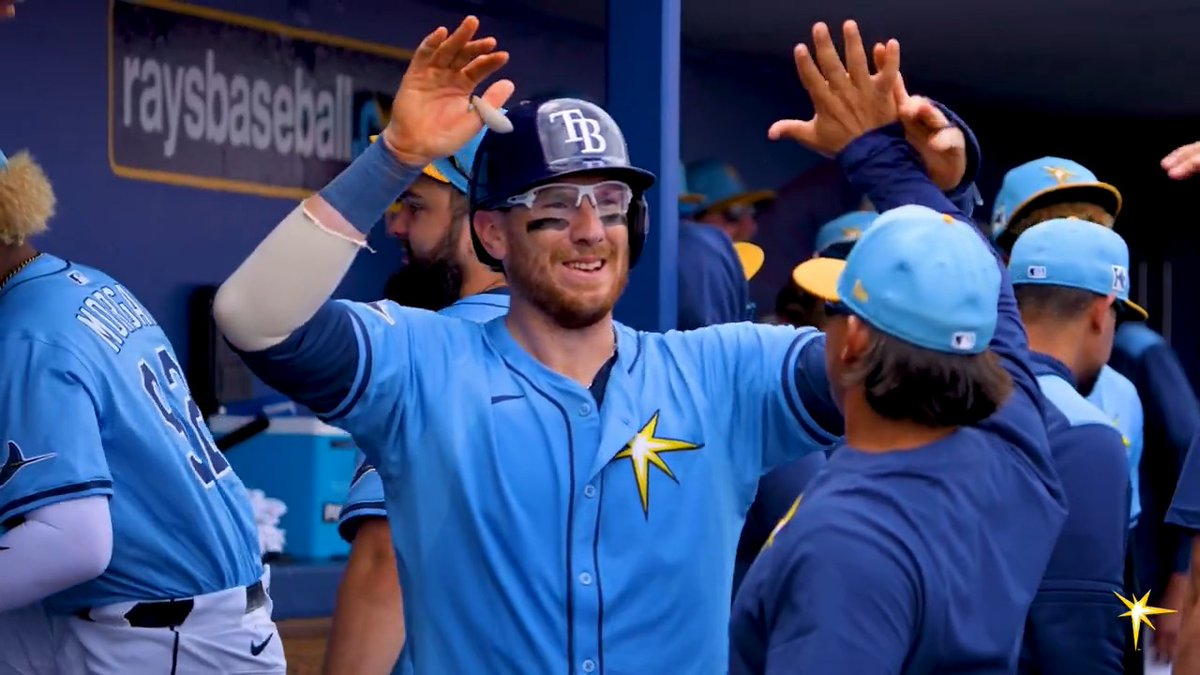 First at bat as a Ray ๐ค First homer as a Ray