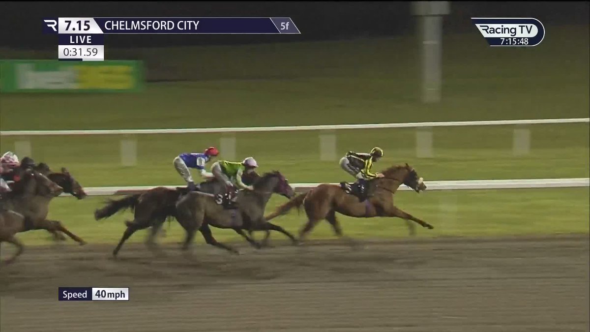 The addition of blinkers worked perfectly for El Bufalo who makes all in the bet365 Handicap under George Wood for Dylan Cunha Racing LTD
