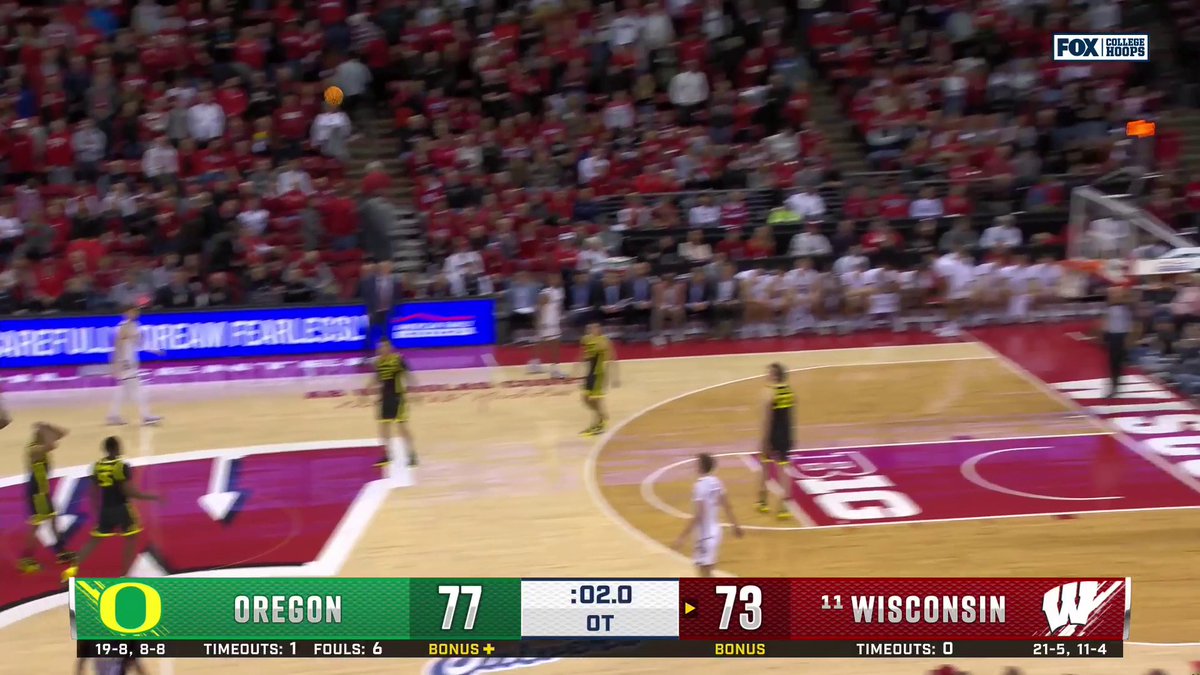 OREGON TAKES DOWN NO. 11 WISCONSIN IN MADISON! Oregon Men's Basketball 😤