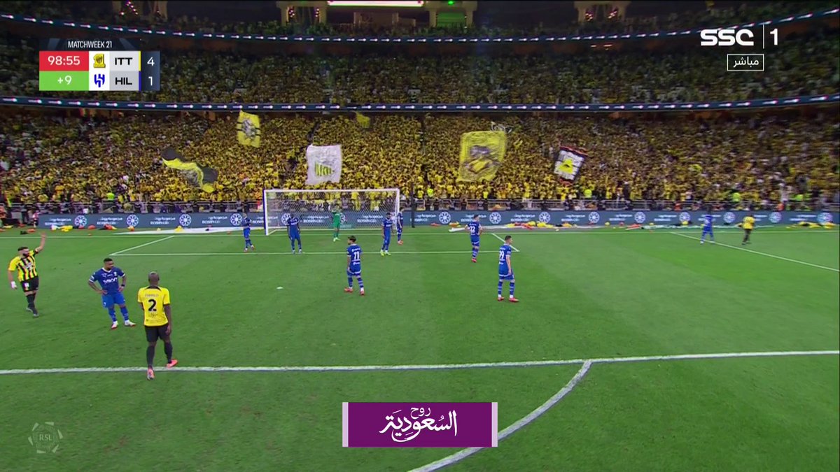 ليلة من ليالي العميد⚫️🟡 الاتحاد يتصدر بفارق 7 نقاط 🔝 #دوري_روشن_السعودي | #الاتحاد_الهلال #جولة_يوم_التأسيس | #SSC