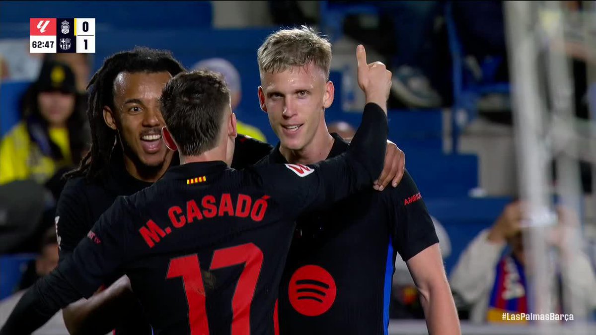 DANI OLMO BREAKS THE DEADLOCK FOR BARCA! GOLAZO 🔥