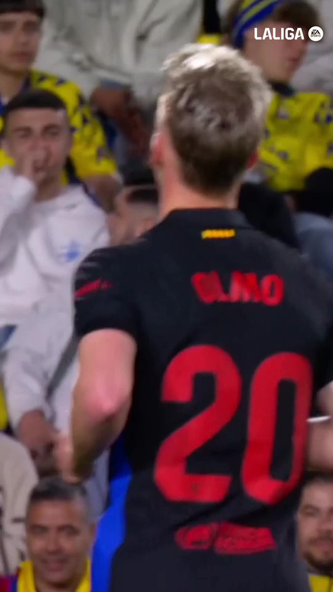 Olmo puts Barça ahead in Las Palmas! 🌴 #LasPalmasBarça | #LaLigaHighlights