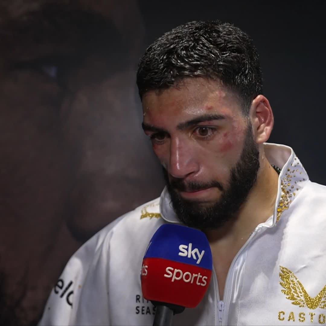 "I am an overachiever - I've got a hand injury but it's not an excuse" 💬 Hamzah Sheeraz reacts to his draw against Carlos Adames 👇 #BeterbievBivol2 | #RiyadhSeason | Sky Sports Box Office