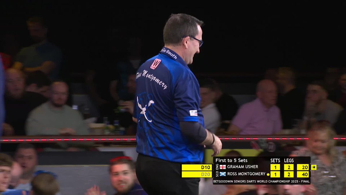 HAVE YOU EVER SEEN ANYTHING LIKE THIS? 😱 Ross Montgomery wins a set deciding leg, and then offers Graham Usher some advice on keeping calm in the Tavern Cauldron. BIZARRE 🤯