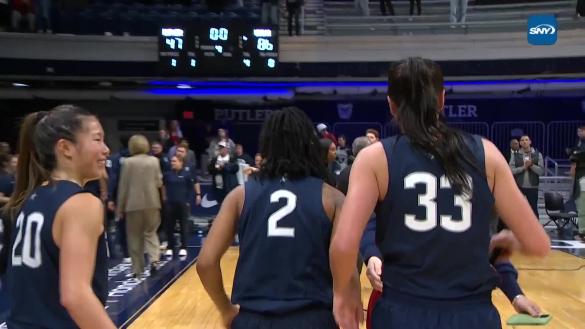 "It's kind of a bittersweet situation" Geno Auriemma offers his thoughts with C. after SNY's final broadcast of UConn Women's Basketball:
