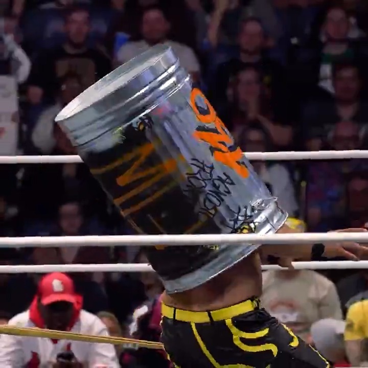 #OmahaMBB x All Elite Wrestling Trash cans 🤝 Omaha #AEWDynamite and #AEWCollision come to Omaha, Neb. on Wednesday, March 19! 🎟️ Use code PROMO20 for 20% tickets at #GoMavs | Omaha Men’s Basketball