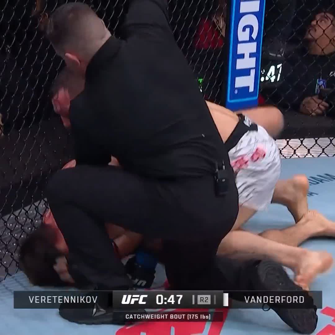 Welcome to the UFC @AustinV170MMA 🤩 He's leaving #UFCSeattle with a TKO victory!