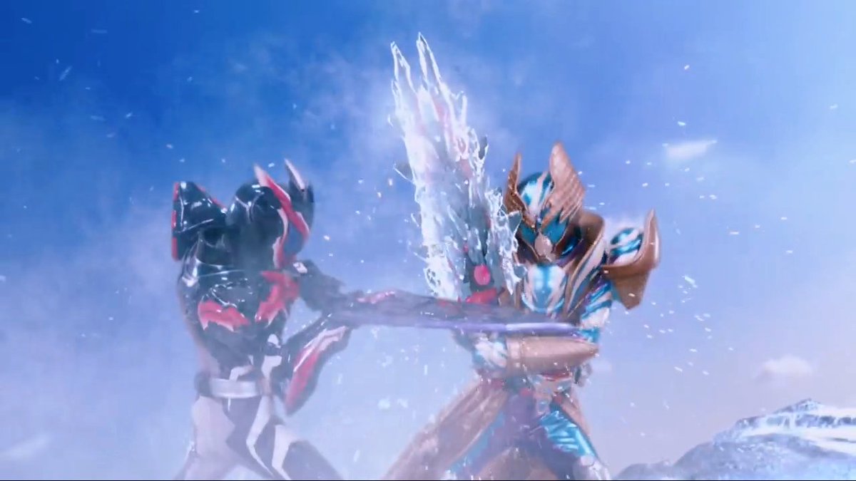 武器やフィールドに対しても想像以上に氷属性を操れるブリザードソルベ #仮面ライダーガヴ #nitiasa