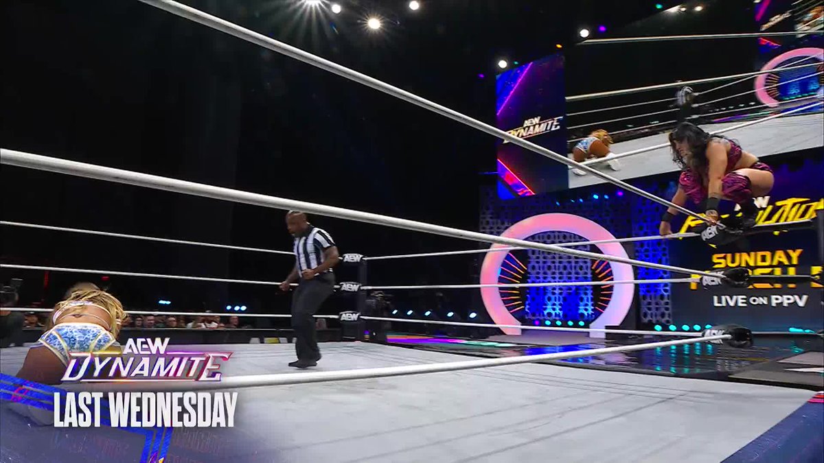 Kris Statlander and Thunder Rosa will NOT be disrespected by Megan Bayne and Penelope Ford! Watch #AEWCollision on TNT & Max @CallMeKrisStat | @ThunderRosa22 | @MeganBayne | @ThePenelopeFord