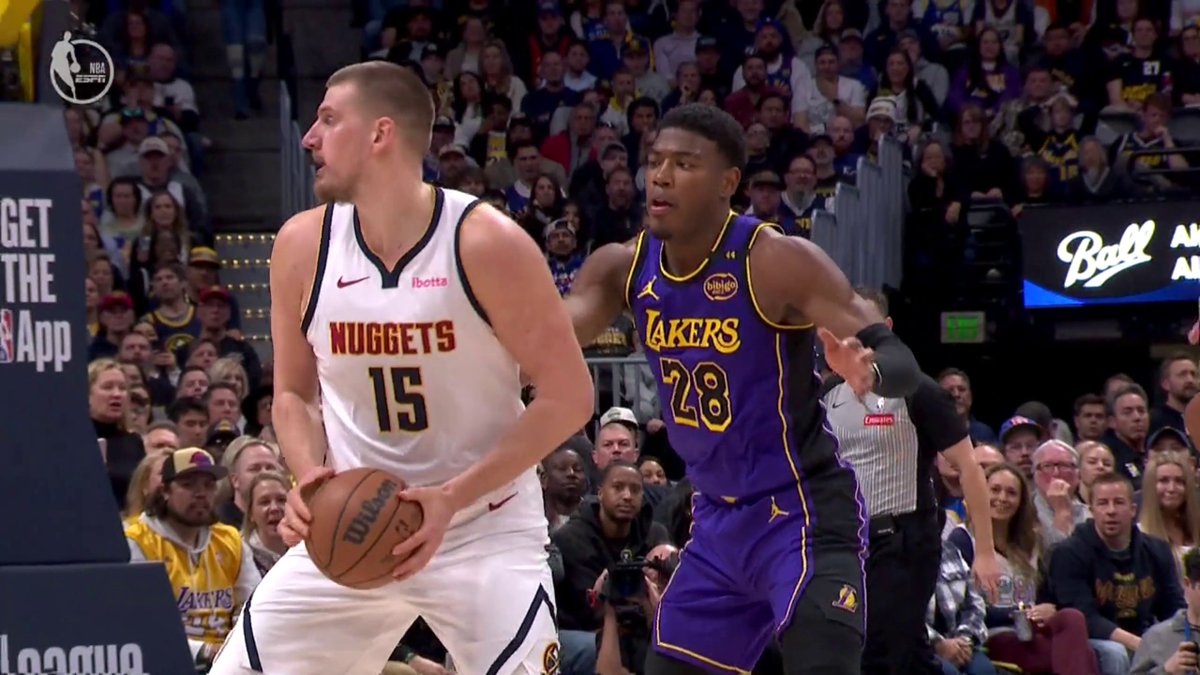 Tough defense from the Lakers, tougher bucket from Jokic 🃏 🍿 ABC/ESPN+