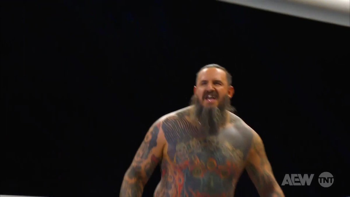 Brody King doing Brody King DESTRUCTION! Watch #AEWCollision on TNT & Max ''Platinum'' Max Caster | Big Bad Brody King